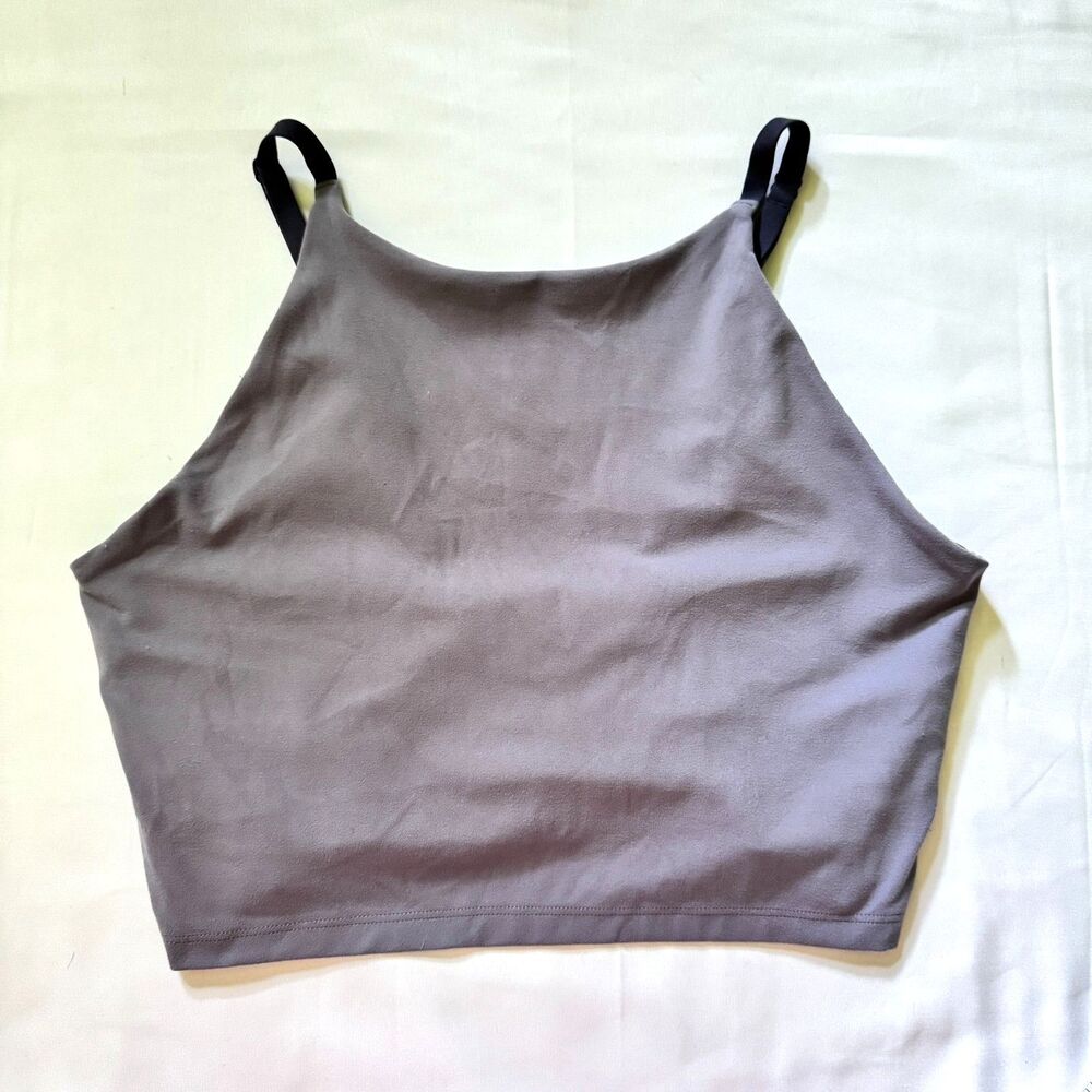 Athleta Crop Tank Intention Top High Neck Women's Size Medium - Picture 1 of 6